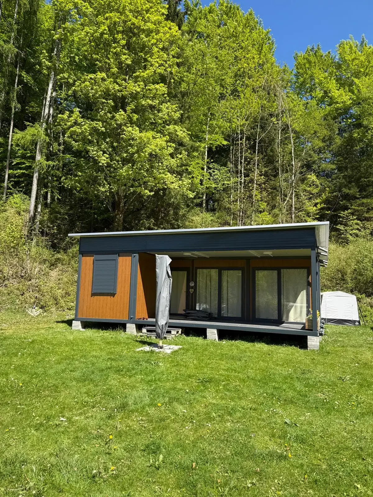 Tiny house na rubu šume