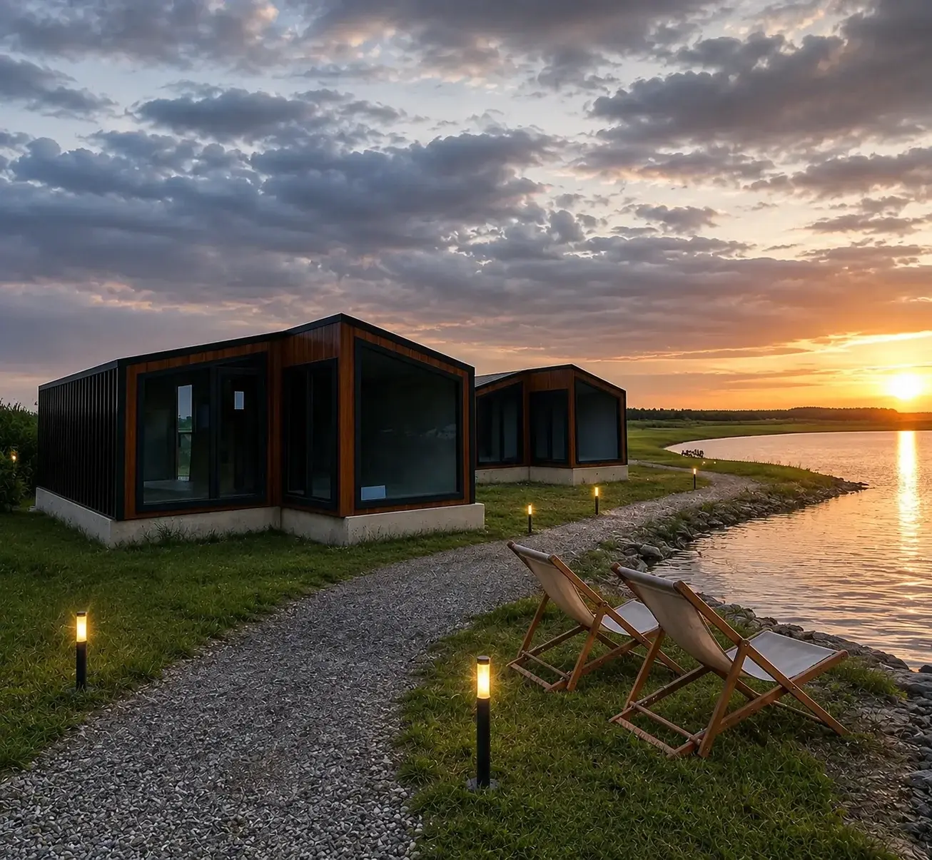 Glamping jedinice uz vodu