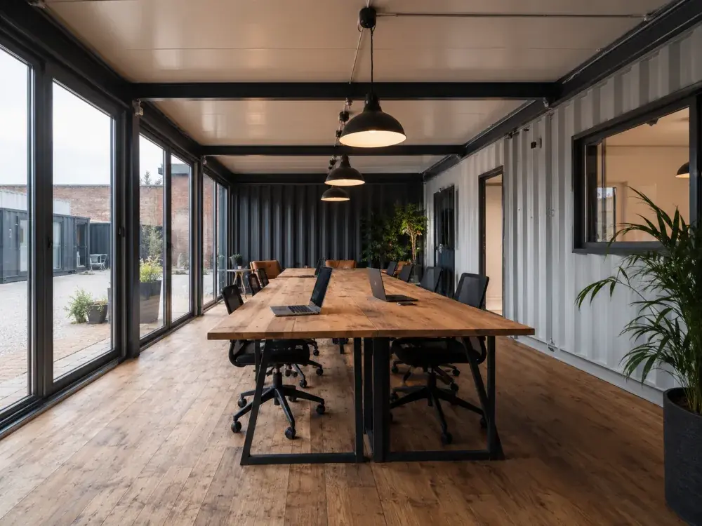 Coworking prostor u montažnom kontejneru