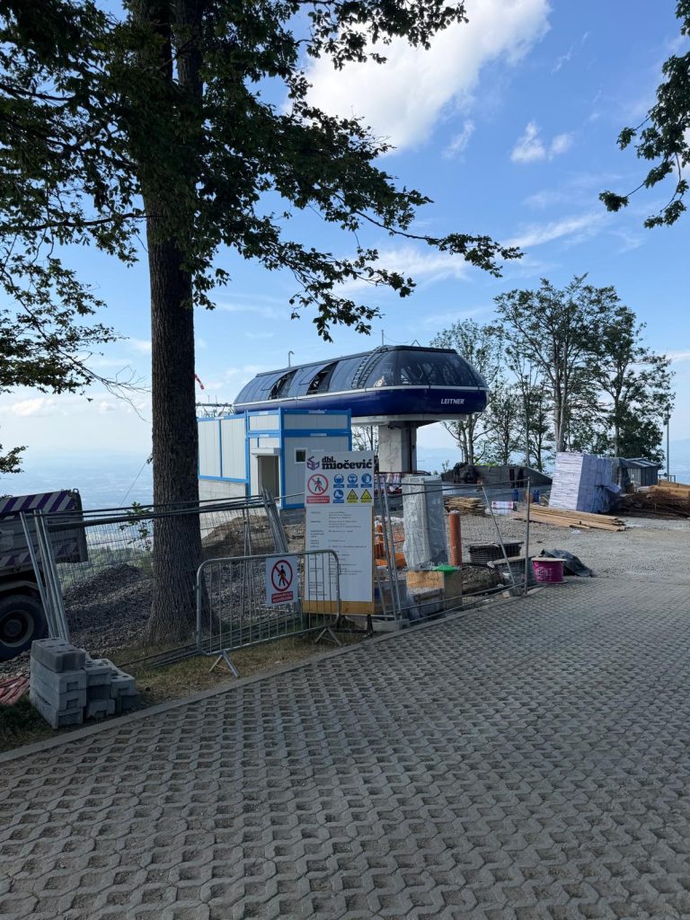 EKO BOX kontejneri na projektu nove četverosjedežnice na Sljemenu